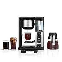 Ninja® Hot & Iced Coffee Maker with Rapid Cold Brew, Single Serve to 10-Cup Drip Brewer, Glass Carafe, No Pods Required, Clas
