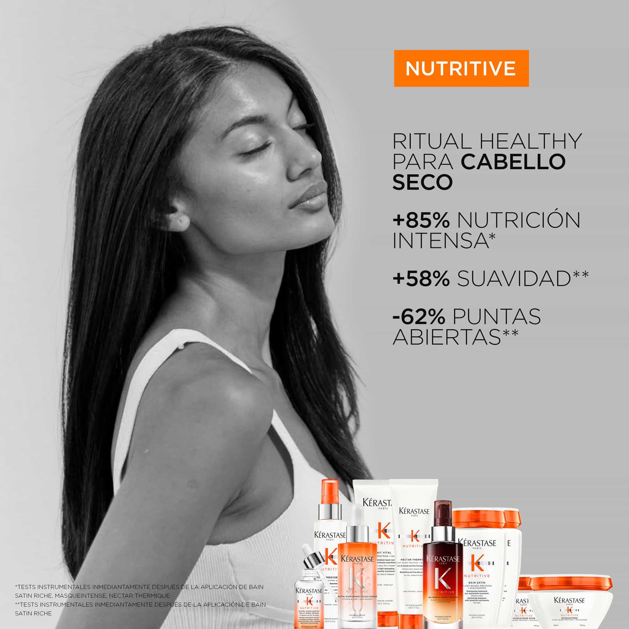 Kerastase Nutritive Lait Vital Hydrating Conditioner For Fine to Medium Dry Hair - Illuminates Shiny Hair and Easily Detangles, With Plant-Based Proteins & Niacinamide
