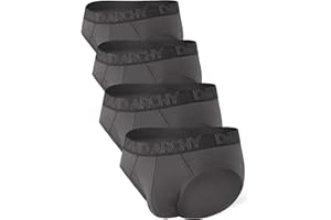 DAVID ARCHY Men's Briefs Rayon Made From Bamboo Underwear No Fly Pouch Breathable Super Soft Comfort Underpants 4 or 7 Pack