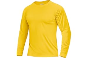 Boladeci Men's UPF 50+ Sun Protection UV SPF Shirts Long Sleeve Lightweight Quick Dry Swim T-Shirts Rash Guard