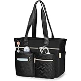 Fasrom Nurse Tote Bag for Work Nurses with Laptop Sleeve, Home Health Clinical Bag for Nursing Students and Medical Assistant