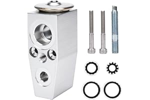 OTINUBEE 15-51325 Air Conditioning Thermal A/C Expansion Valve Kit Fit for GMC Sierra 1500,Sierra 2500 HD, Yukon, Fit for Chevy Silverado 1500, 2500 HD, 3500 HD, Suburban, Tahoe, with Seals and bolts
