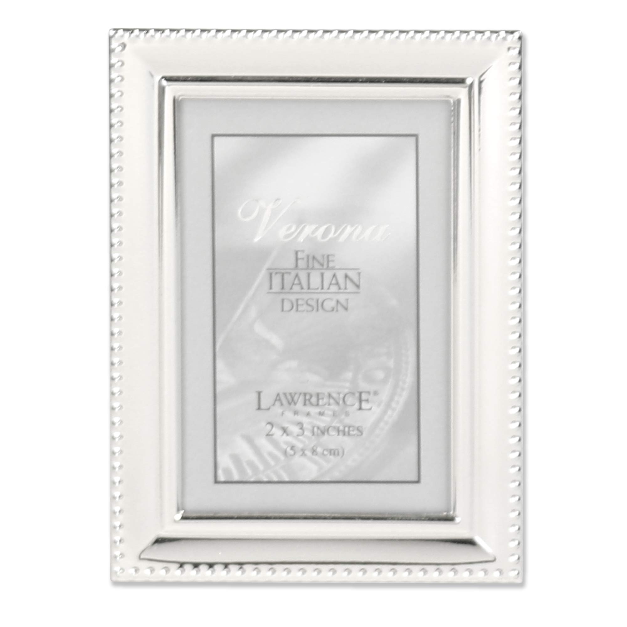 Lawrence Frames 11623 Metals Frame, 2.5x3.5, Silver