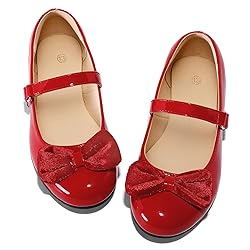 K KomForme Girl's Ballet Flats Non-Slip Soft Mary
