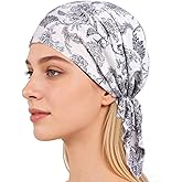 ORKSEA Chemo Headwear for Women Pre-Tied Head Scarf Slip On Headwraps Soft Turbans Cancer Hats Beanie Coverings Scarves