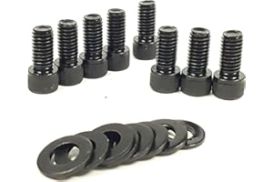 JBKE SBC Valve Cover Bolt Kit bolts Compatible with Small Block Chevy 265 283 302 305 327 350 400 V8