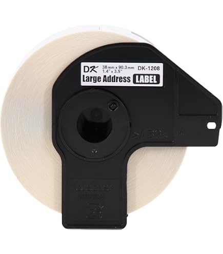 ROLLO ETIQUETAS PRECORTADAS COMPATIBLE BROTHER DK11241 - miniatura 4