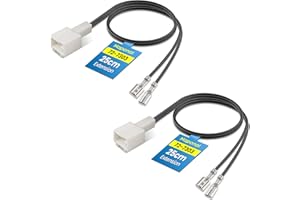 72-7303 Speaker Harness,Thicker and Longer Speaker Wire Cable,Professional Car Door Speaker Wiring Harness Adapter Connector 