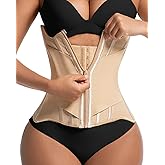 anylost Waist Trainers for Women for Daily Wear, Faja Body Shaper Corset with Tummy Control for Workouts, Postpartum Recovery
