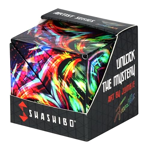 Shashibo Shape Shifting Box - Award-Winning Fidget Toy w/ 36 Rare Earth ...