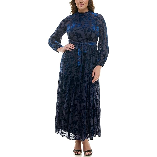 Vince Camuto Womens Lace Long Sleeve Maxi Dress Rich Black Large at Amazon Women's Clothing store Vince Camuto Womens Lace Long Sleeve Maxi Dress Rich Black Large at Amazon Women's Clothing store