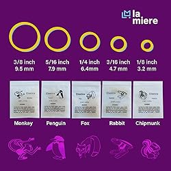 100 Pack Orthodontic Elastics Dental Rubber Bands