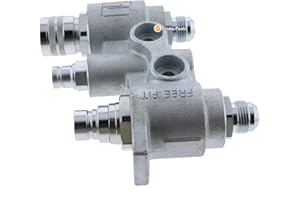 FP FRIDAYPARTS FridayParts Hydraulic Control Valve 47447054 4BD4FF112 Compatible for CASE Loader TR340 SV185 TV380 SV250 SV280 SV300 SV340 TR270 SR175 TR310 SR200 TR320 SR210 SR220 Replacement