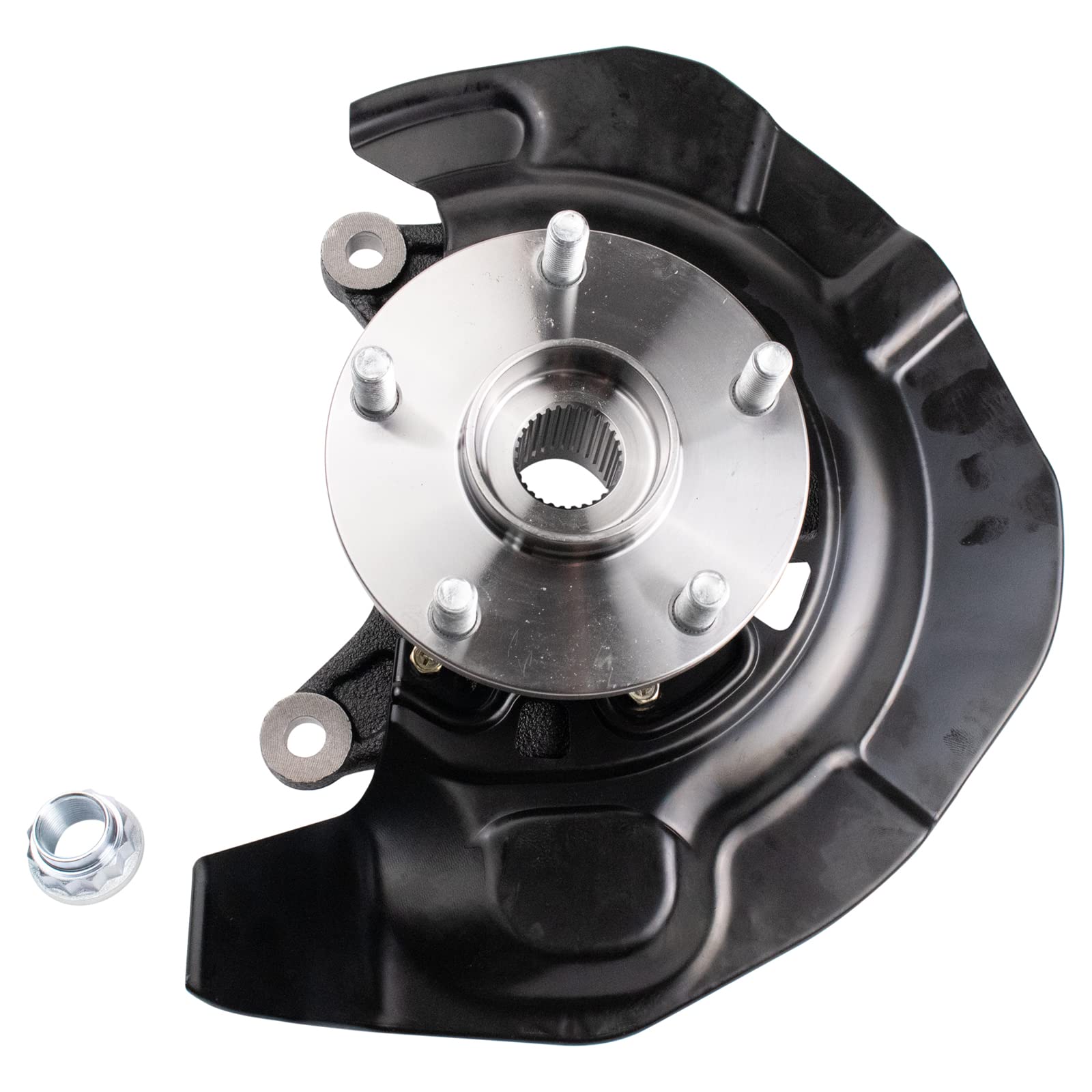 TRQ Front Driver Side Loaded Steering Knuckle for