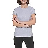 Calvin Klein Womens Solid Crewneck Short Sleeve T-Shirt