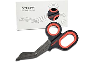 PYRSIVA Trauma Shears for Nurses - Premium Medical Scissors for Nurses, First Aid Scissors for EMT and EMS, Professional Bandage Scissors for Wound Care, Tactical Scissors for Precise Cuts