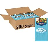 Kraft Single Serve Salad Dressing, 200 per case, Ranch, 0.44 oz. Packets | Creamy Ranch Salad Dressing, Robust &amp; Classic Flavor, Made with Buttermilk &amp; Garlic, Single-Serve Packets for Restaurants