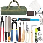 capuca 64 Pcs Farrier Tools Kit | Goat Hoof Trimmers, For Horses, For Sheep, For Pigs