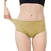 gyprprer Women's 100% Merino Wool High-Waisted Underwear,Wool Base Layer for Everyday, Travel & Outdoor Activities