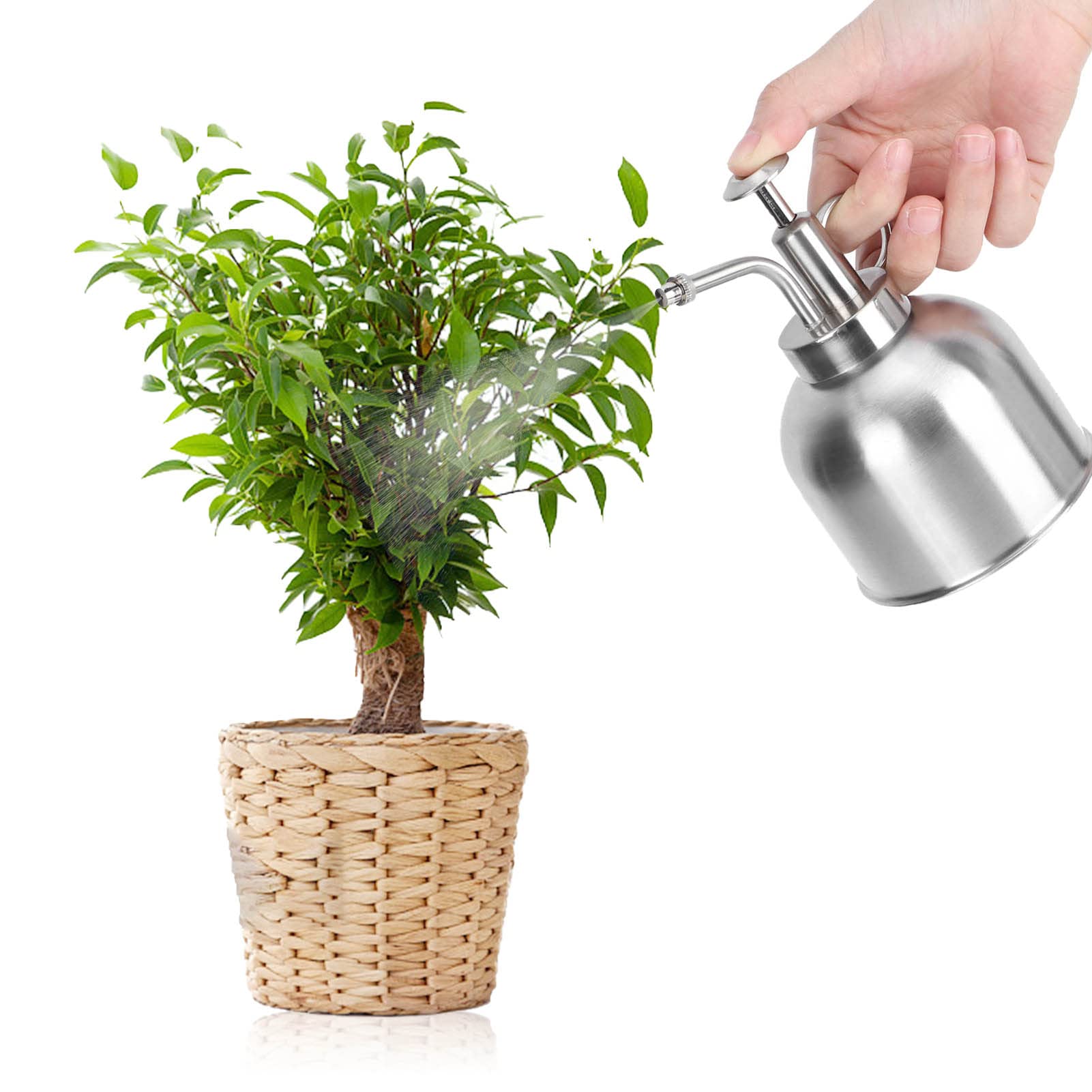 HERCHR Plant Mister,300ml/10Oz Plant Mister Spray Bottle,Ball Plant Mister,Watering Can,Mist Sprayer,Small Watering Can Spray Bottle Fine Mist Sprayer Garden Plant Pot for Office Bonsai Succulent
