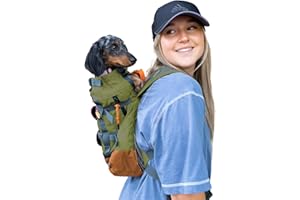K9 Sport Sack Urban 3 - Small, Leafy - Ideal for Dogs with 13-16” Back Length - Dual-Use, Backpack-Style Carrier + Everyday Pack