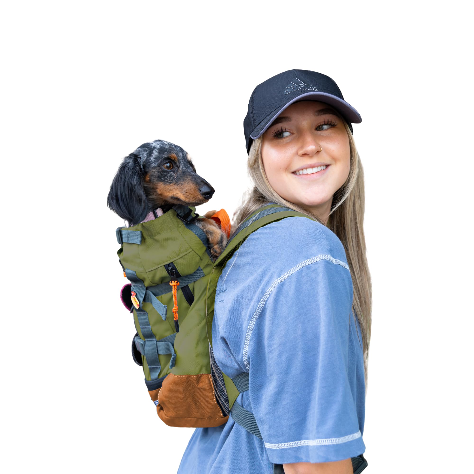 Photo 1 of K9 Sport Sack Urban 3 - Small, Leafy - Ideal for Dogs with 13-16” Back Length - Dual-Use, Backpack-Style Carrier + Everyday Pack