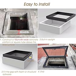 Hand Skylight, Clear Roof Window for