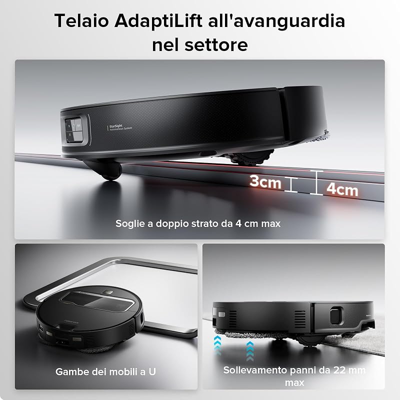 Saros Z70 Robot Aspirapolvere con Braccio Meccanico OmniGrip