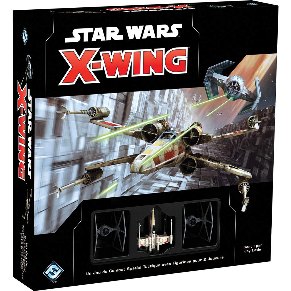 Fantasy Flight Games - Star Wars X-Wing 2nd Edition - Strategic Action Figure Game - Golden Ace - Tactical Space Combat - Fast and Immersive Game - 2 Players - Ages 14 and Above - 45 Min - French