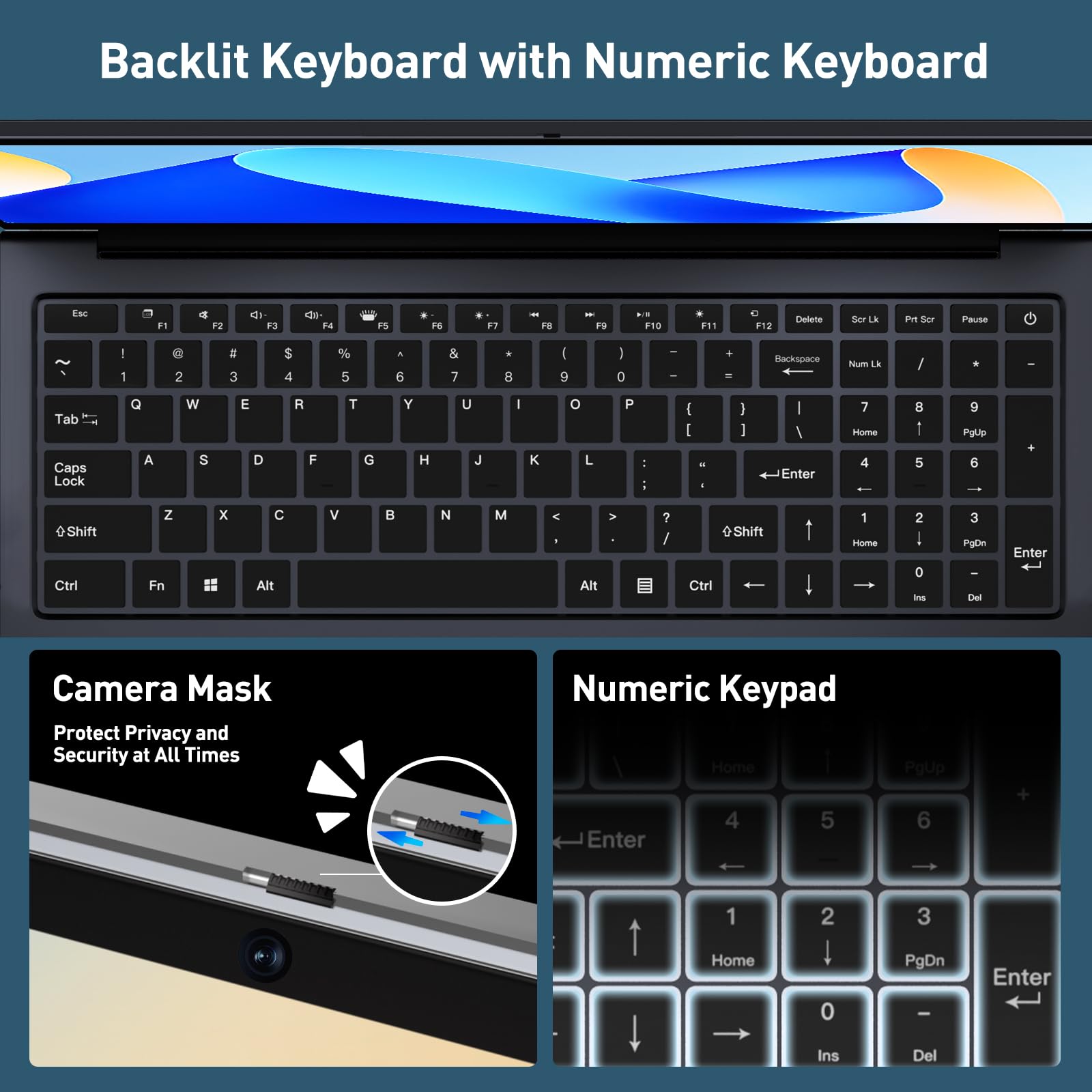 2025 Latest 15.6'' Compatible with Windows 11 Laptop Computer, Core i7-6500U Laptop 32GB DDR4 1TB SSD, FHD 1080P Display & Backlit Keyboard, Webcam, Mini-HDMI, WiFi 5, Bluetooth, Study, Business
