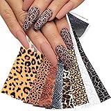 Leopard Nail Foils Nail Art Transfer Stickers Nail