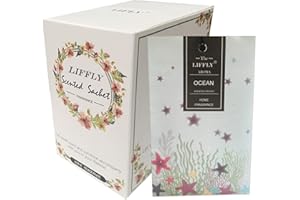 LIFFLY 14 Packs Ocean Scented Sachets for Drawers and Closets