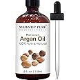 MAJESTIC PURE Moroccan Argan Oil for Hair, Face, Nails, Beard & Cuticles - for Men and Women - Pure & Natural, 4 Fl Oz