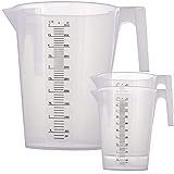 TCP Global 3 Liter (3000ml) Plastic Graduated