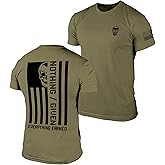 Gymreapers Valor Moisture Wicking T-Shirts for Men - Short Sleeve Workout Gym Shirts - Running Athletic Tees & Dry Fit Tshirt