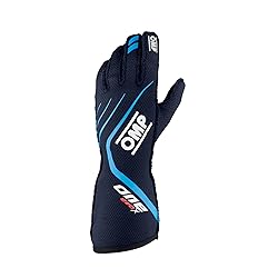OMP - One Evo X Gloves Navy Blue/Cyan - Size Xs