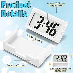 Frienda 3 Pieces Mini Digital Clock Small Digital