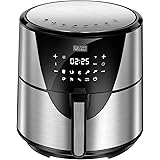 Ultima Cosa Air Fryer, 8.5QT Oil Free XL Electric Hot Air Fryers Oven, Programmable 9-in-1 Cooker with Preheat & Dryout,1700W