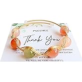 Handmade Genuine Rainbow Yan Yuan Agate 14k Gold Filled Wire Wrapped Bracelet, Evil Eye Birthstone Chakra Healing Grounding Gemstone Crystal Beads Adjustable Bangle Cuff Jewelry Gift for Women