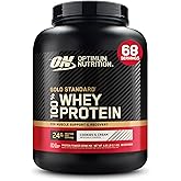 Optimum Nutrition Gold Standard 100% Whey Protein Powder, Cookies & Cream, 5 Pound (Packaging May Vary)