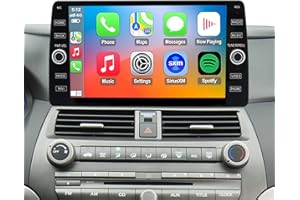 FUOSUC 4G LTE QLED Radio for Honda Accord 8th 2008 2009 2010 2011 2012 Upgrade,8-Core CPU Touch Screen Stereo,Wireless CarPlay & Android Auto,Free Camera