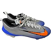 Nike Men's Vapor Speed3 Football Cleats Shoes Wolf Grey/Racer/Blue Orange #FB3303-001 - Size Men's 14