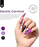 Beetles Neon Gel Polish Set 6 Colors 7.5ml Soak Off UV Glitter Swirl Spring view 2