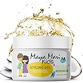 MAYA MARI Kids Hair Styling Gel with Coconut Fruit Extract | Safe & Gentle Baby Hair Gel for Toddlers | Sulfate-Free Hair Gel for Boys & Girls, 12 oz