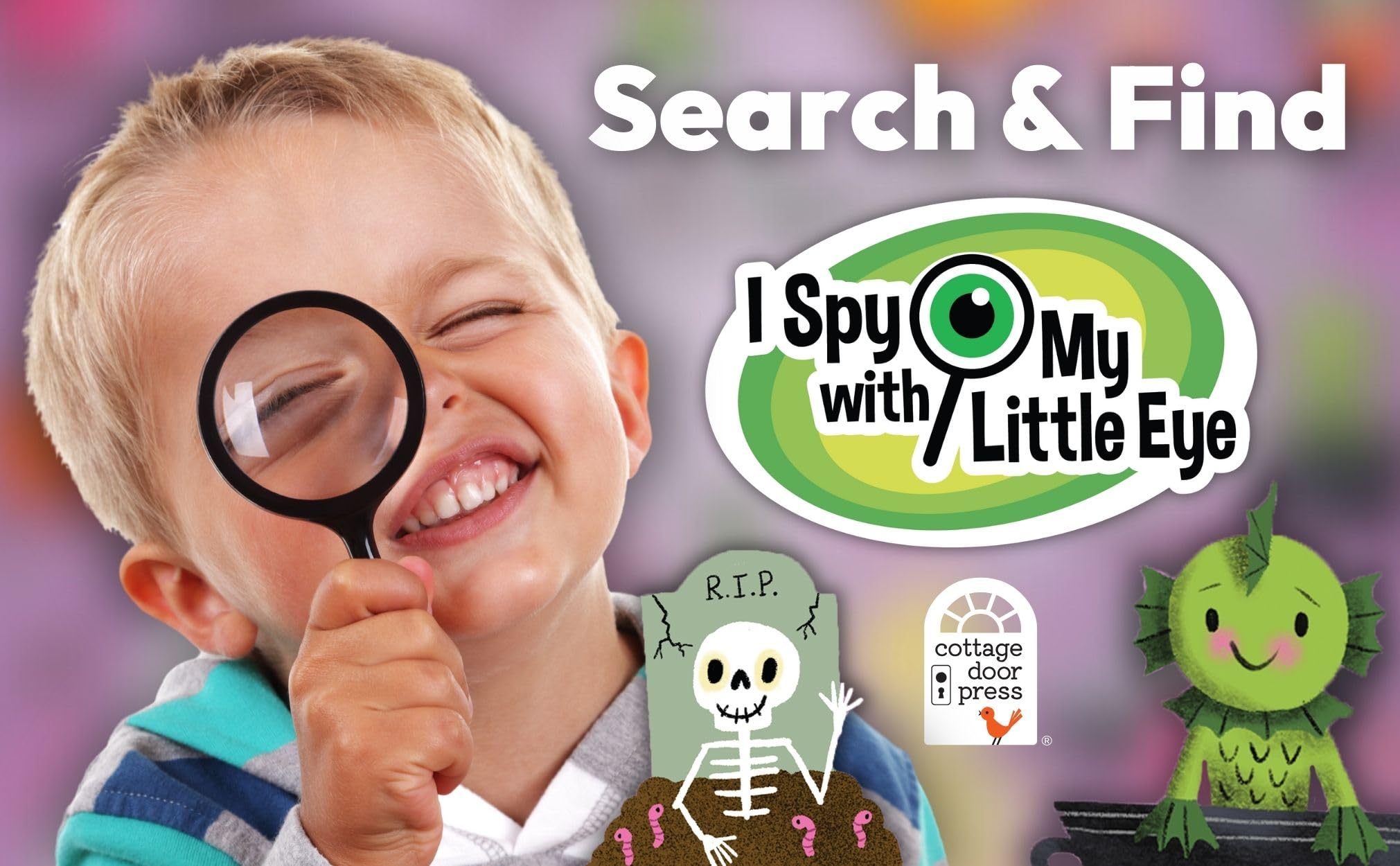 I Spy With My Little Eye Halloween Haunt & Find - Kids Search, Find, and Seek Activity Book, Ages 3, 4, 5, 6+