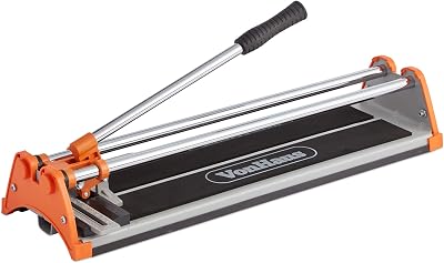 VonHaus 430mm Manual Tile Cutter 12mm Thick Cutting 430mm Wide