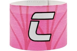 VHOPMORE Elastic Soccer Captain 'C' Armband Adjustable Football Basketball Player Arm Bands Non-Slip Anti-Drop Captain's Armband for Adult Youth