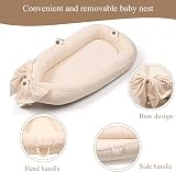 EAQ Baby Nest Pod for Newborn 0-12 Months Breathable Cotton Travel Gift view 5