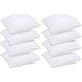 Utopia Bedding Bed Pillows for Sleeping European Size (White), Set of 8, Cooling Hotel Quality, for Back, Stomach or Side Sleepers