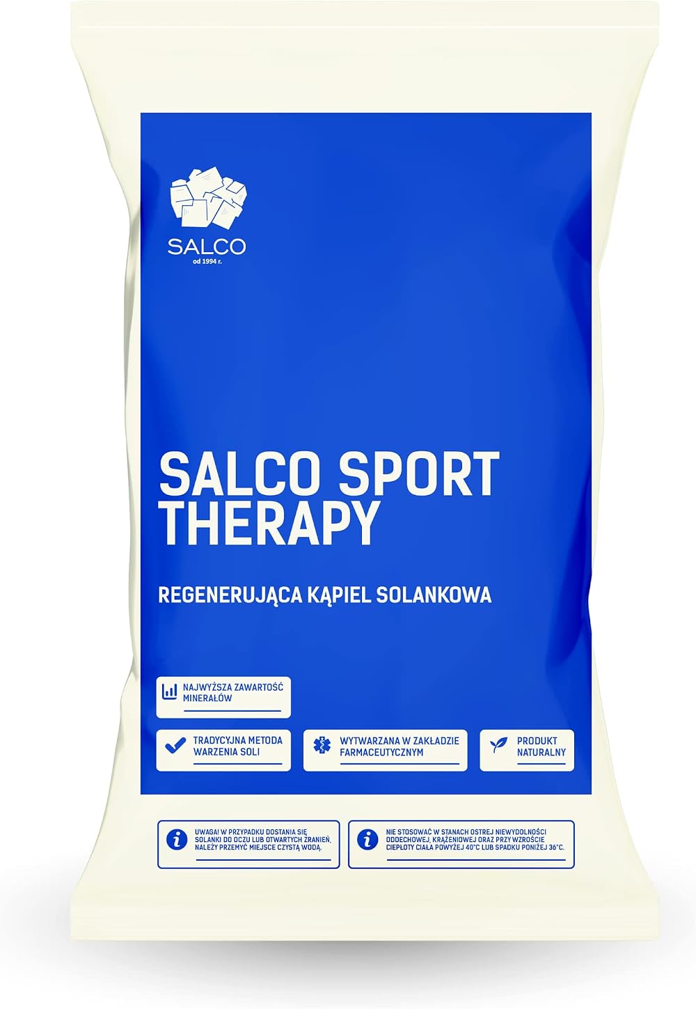 Salco Sport Therapy Regenerating Salt Bath 1kg Muscle Recovery Fatigue Relief